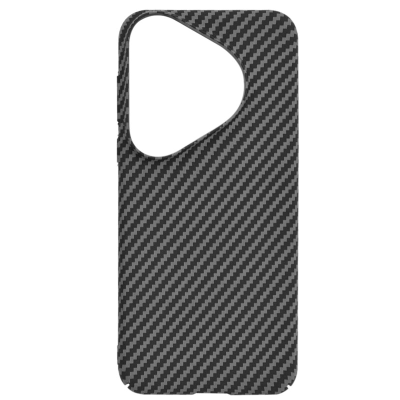 Husa Huawei Pura 70 Pro Techsuit Carbonite FiberShell, negru
