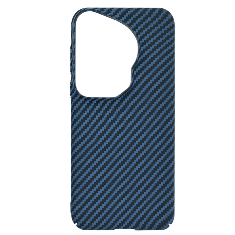 Husa Huawei Pura 70 Ultra Techsuit Carbonite FiberShell, cyan