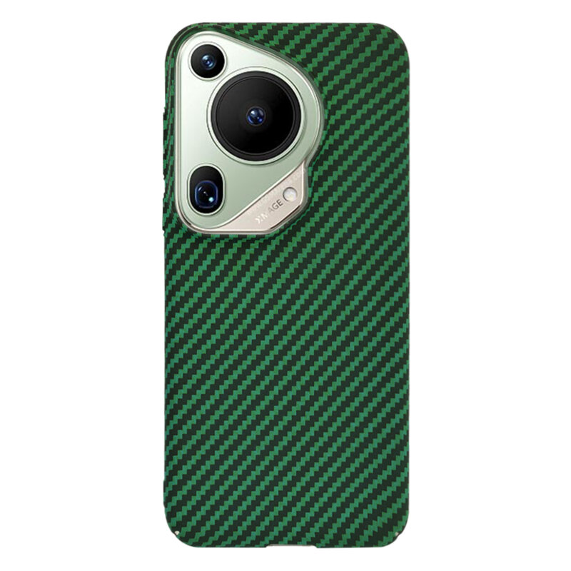 Husa Huawei Pura 70 Ultra Techsuit Carbonite FiberShell, verde