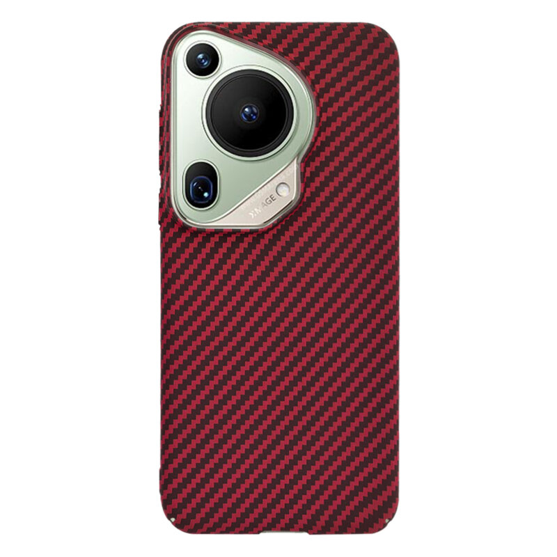 Husa Huawei Pura 70 Ultra Techsuit Carbonite FiberShell, rosu