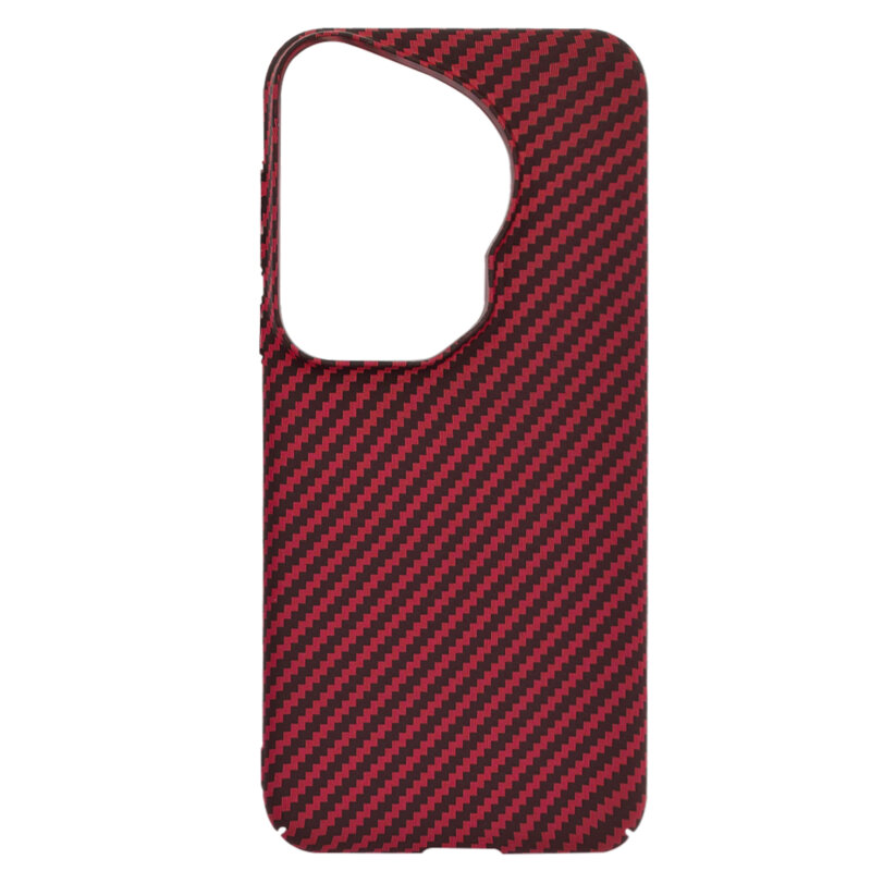 Husa Huawei Pura 70 Ultra Techsuit Carbonite FiberShell, rosu