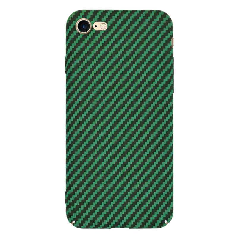 Husa iPhone 7 Techsuit Carbonite FiberShell, verde
