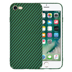 Husa iPhone SE 2, SE 2020 Techsuit Carbonite FiberShell, verde