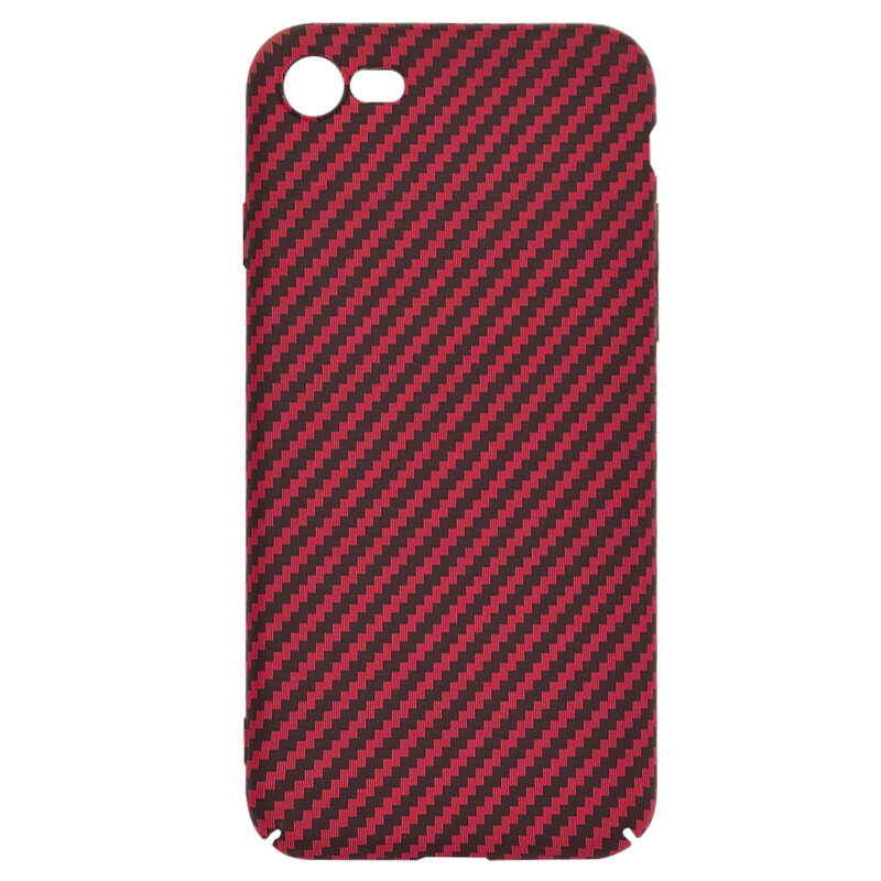 Husa iPhone 7 Techsuit Carbonite FiberShell, rosu