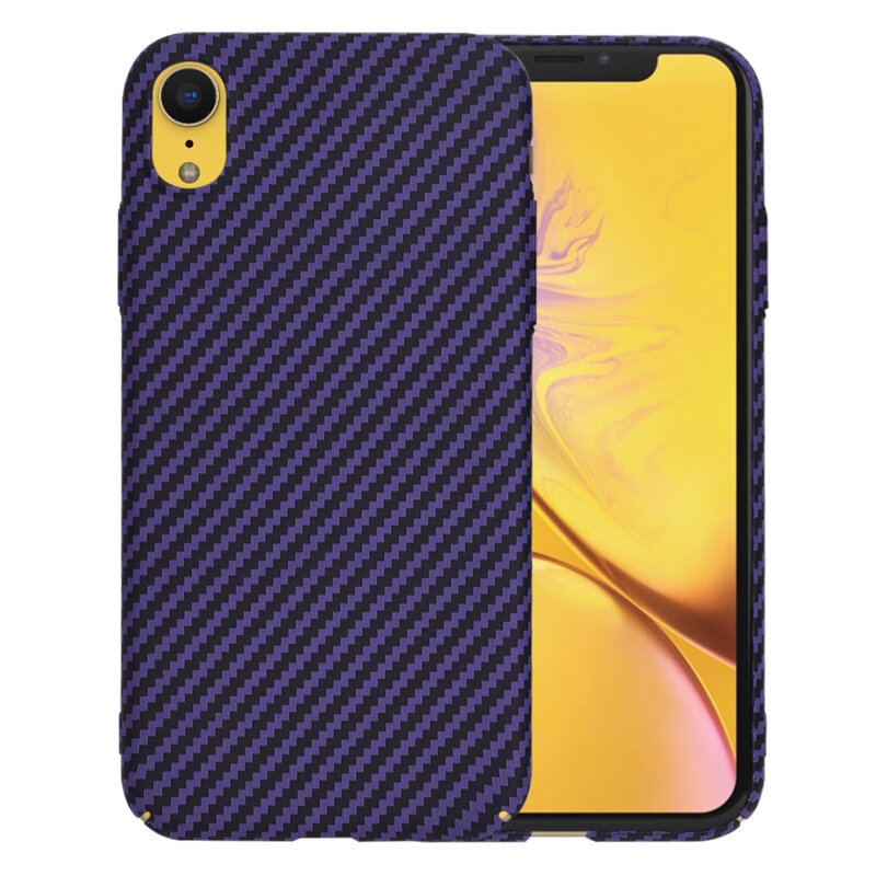 Husa iPhone XR Techsuit Carbonite FiberShell, mov