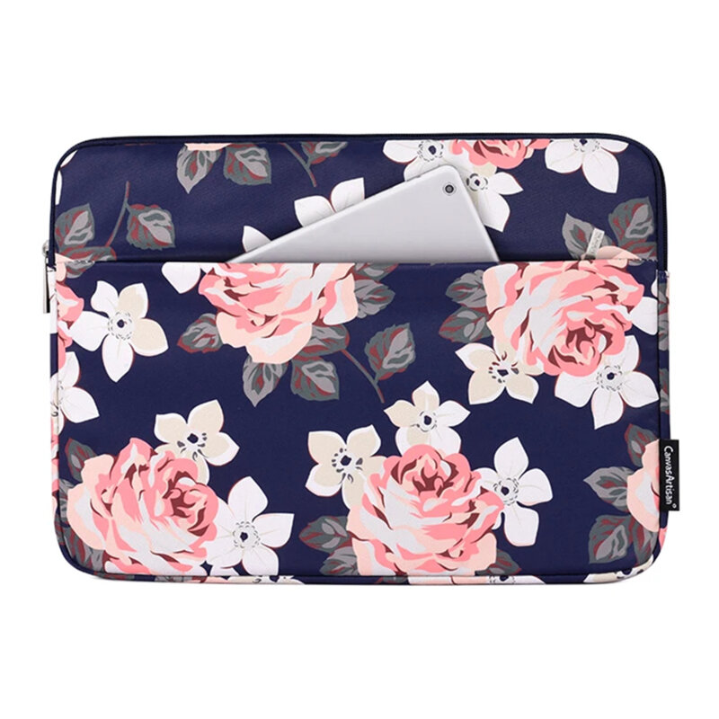 Geanta laptop dama 15-16 inch CanvasArtisan, albastru, H40-11