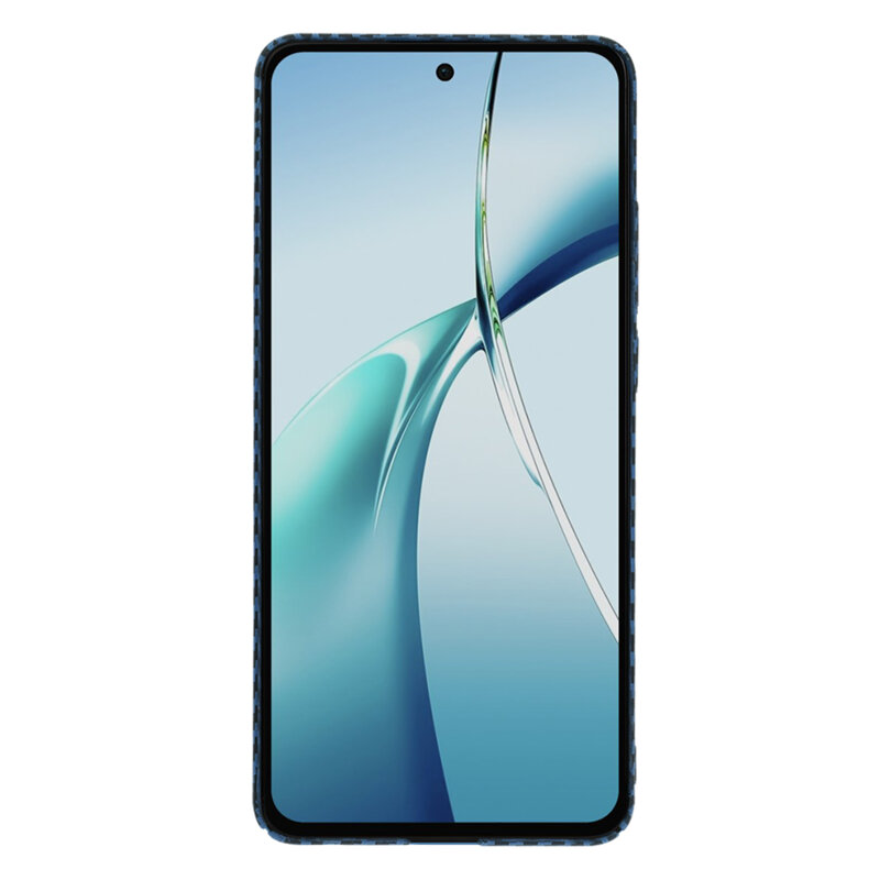 Husa OnePlus Nord CE4 Lite Techsuit Carbonite FiberShell, cyan