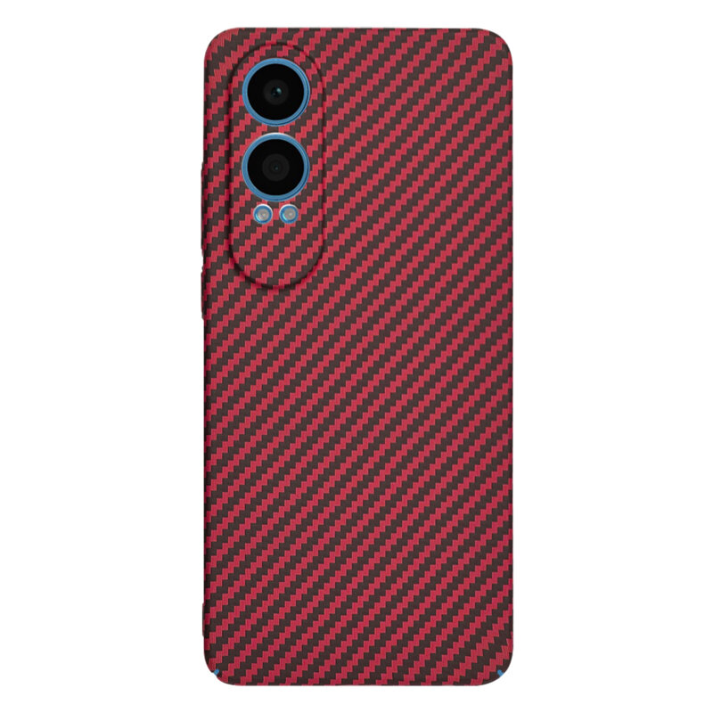 Husa OnePlus Nord CE4 Lite Techsuit Carbonite FiberShell, rosu