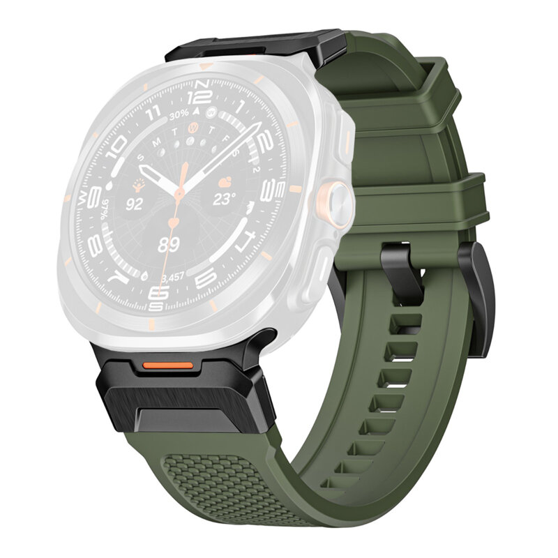 Curea Samsung Galaxy Watch Ultra 47mm Techsuit, verde, W068