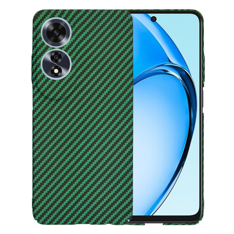 Husa Oppo A60 4G Techsuit Carbonite FiberShell, verde
