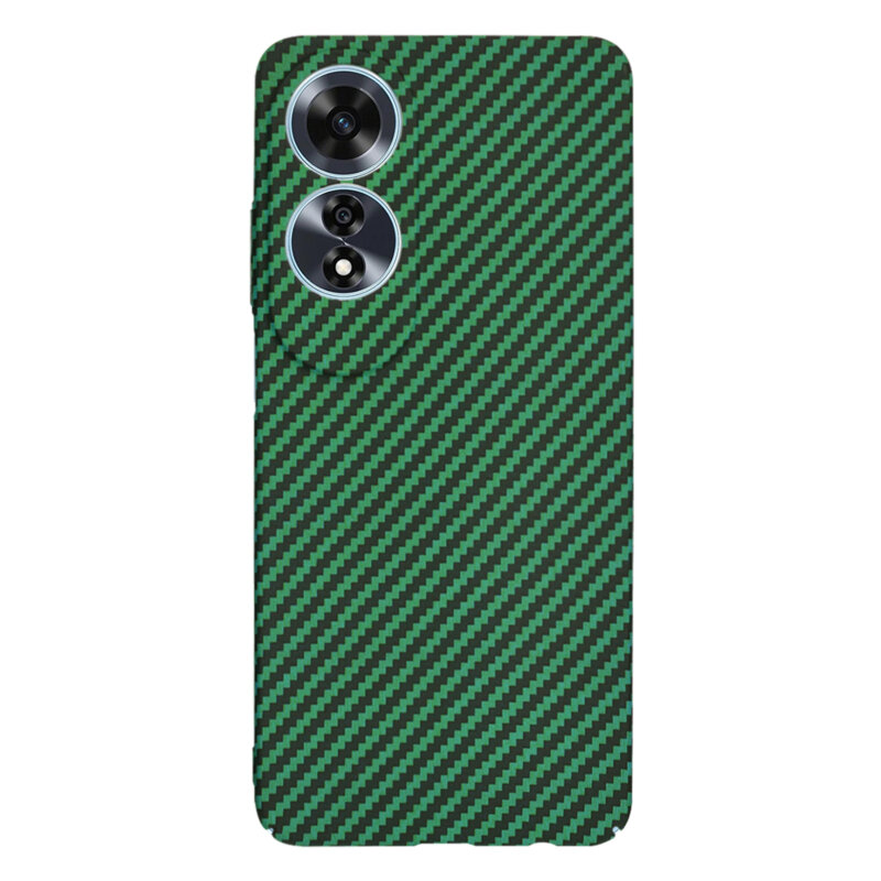 Husa Oppo A60 4G Techsuit Carbonite FiberShell, verde