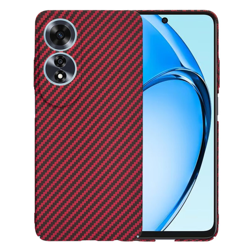Husa Oppo A60 4G Techsuit Carbonite FiberShell, rosu