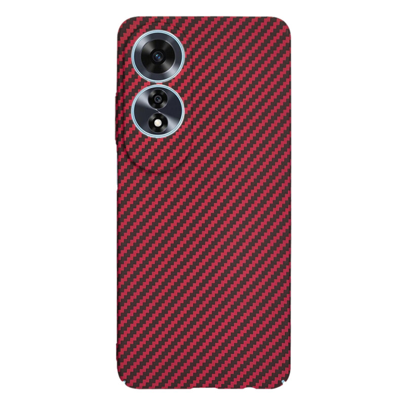 Husa Oppo A60 4G Techsuit Carbonite FiberShell, rosu