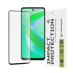Folie sticla Infinix Smart 8 Techsuit 111D Full Glue Full Cover, negru