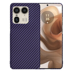 Husa Motorola Edge 50 Ultra Techsuit Carbonite FiberShell, mov