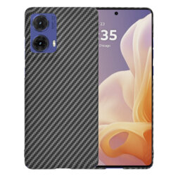 Husa Motorola Moto G85 Techsuit Carbonite FiberShell, negru