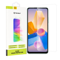 Folie sticla Infinix Hot 40i Techsuit Clear Vision Glass, transparenta