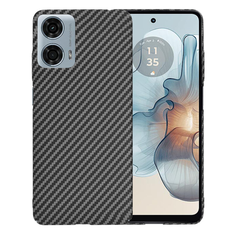 Husa Motorola Moto G24 Power Techsuit Carbonite FiberShell, negru