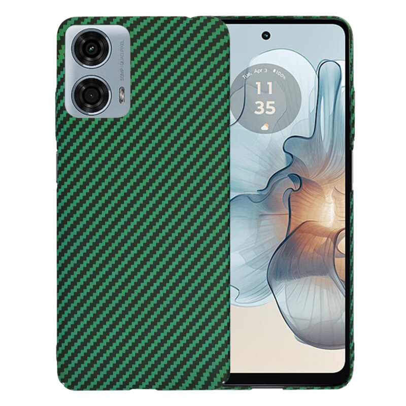 Husa Motorola Moto G24 Power Techsuit Carbonite FiberShell, verde