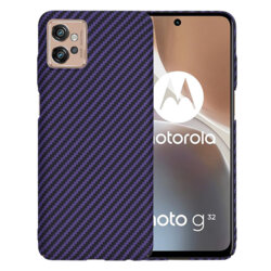 Husa Motorola Moto G32 Techsuit Carbonite FiberShell, mov