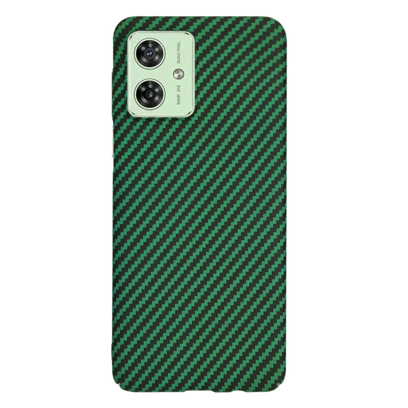 Husa Motorola Moto G54 Techsuit Carbonite FiberShell, verde