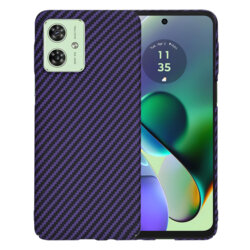 Husa Motorola Moto G64 Techsuit Carbonite FiberShell, mov