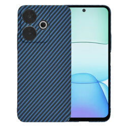 Husa Xiaomi Redmi 13 Techsuit Carbonite FiberShell, cyan