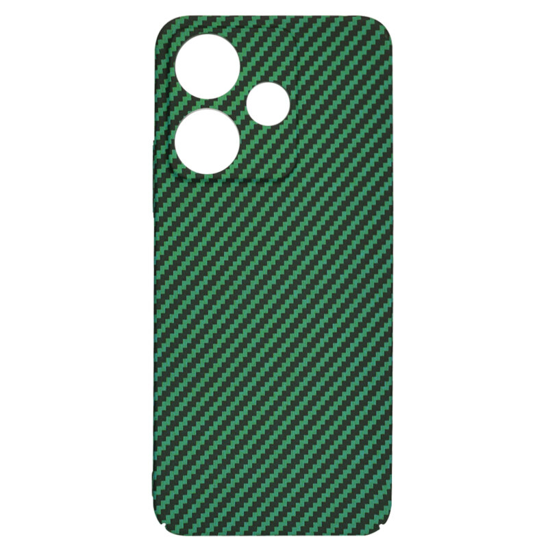 Husa Xiaomi Redmi 13 Techsuit Carbonite FiberShell, verde