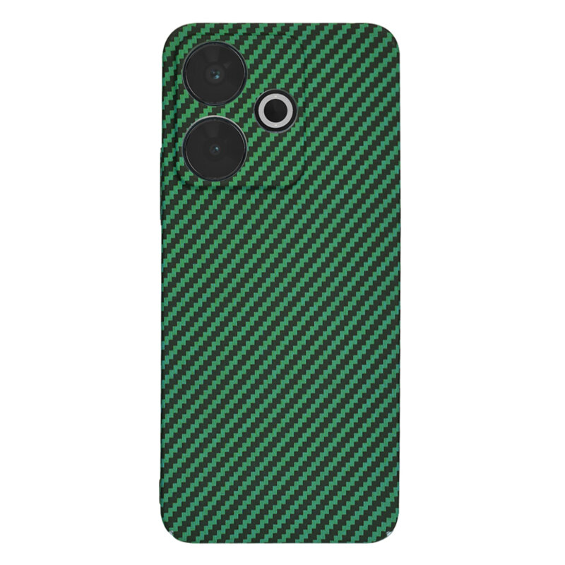Husa Xiaomi Poco M6 4G Techsuit Carbonite FiberShell, verde