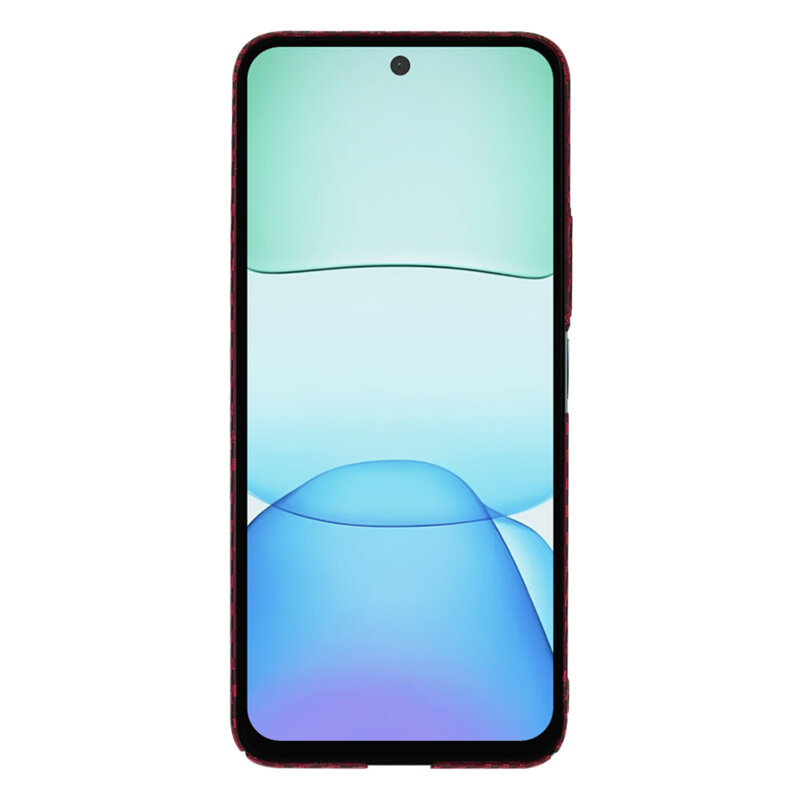 Husa Xiaomi Poco M6 4G Techsuit Carbonite FiberShell, rosu