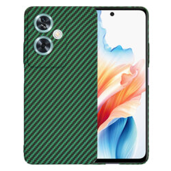 Husa Oppo A79 5G Techsuit Carbonite FiberShell, verde