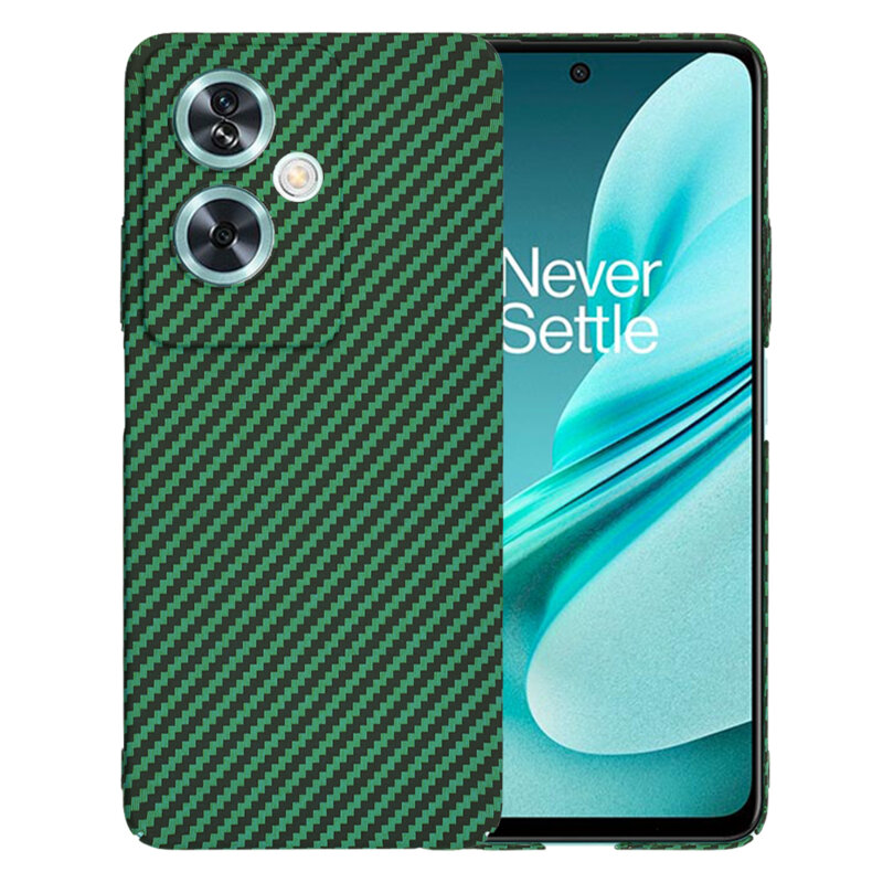 Husa OnePlus Nord N30 SE Techsuit Carbonite FiberShell, verde