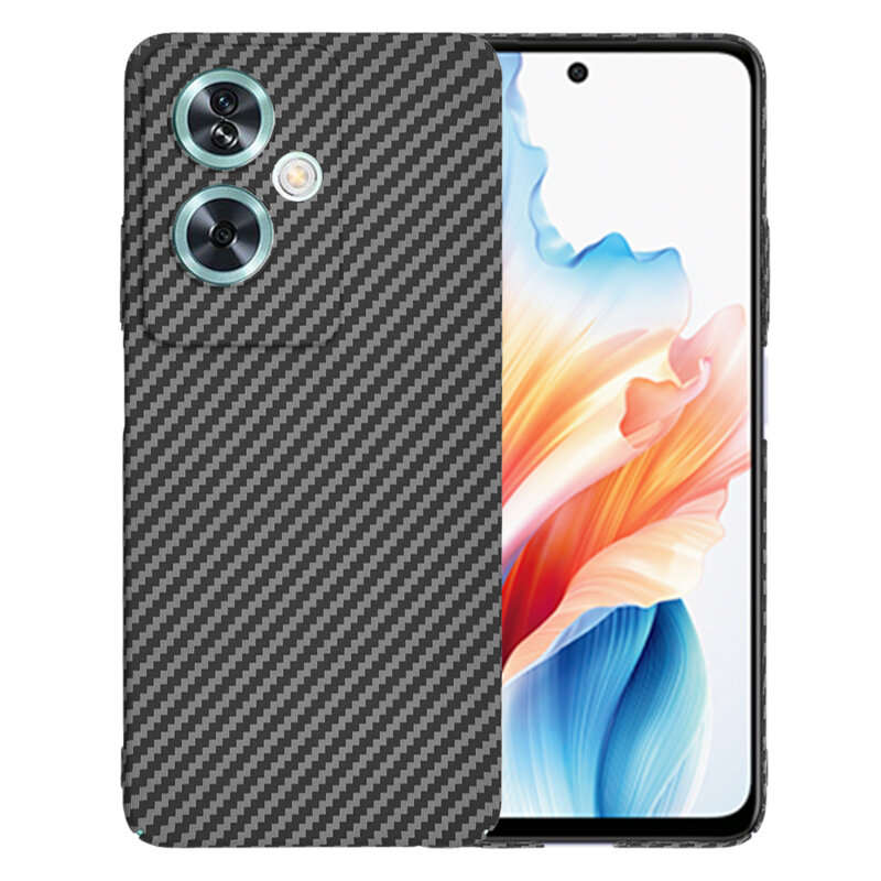 Husa Oppo A79 5G Techsuit Carbonite FiberShell, negru