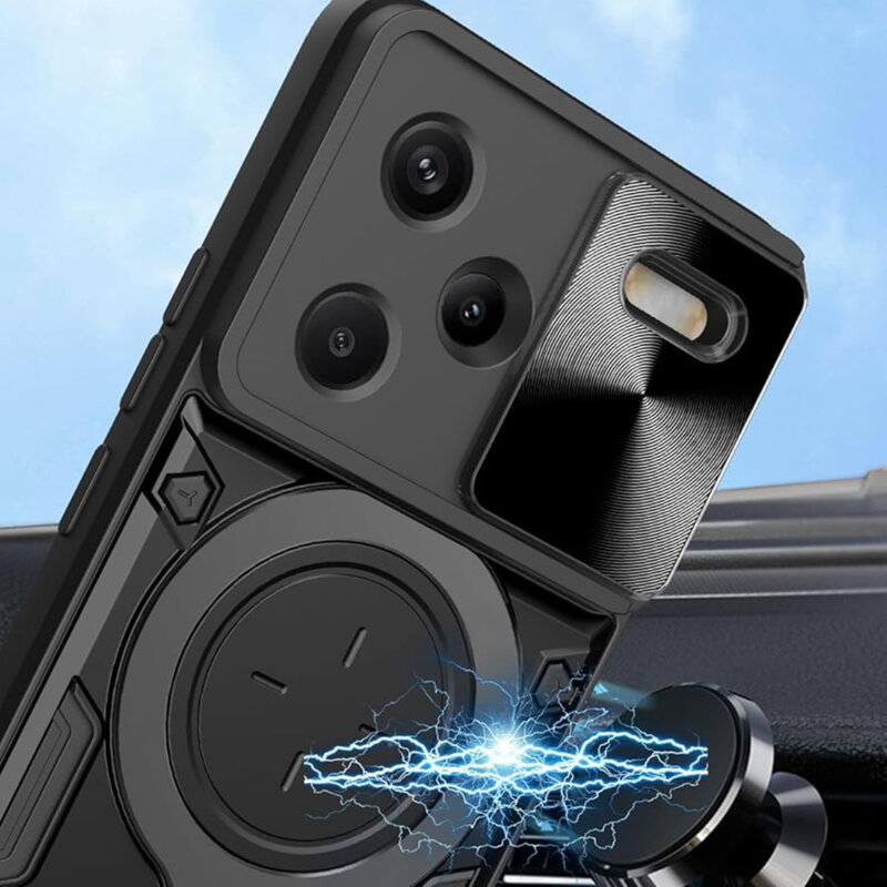 Husa Xiaomi Redmi Note 13 Pro+ 5G Techsuit CamGuard Pro, negru