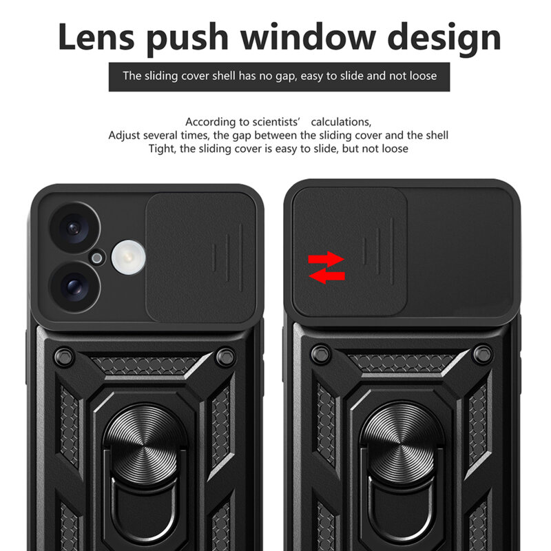 Husa iPhone 16 Plus protectie camera Techsuit CamShield Series, roz