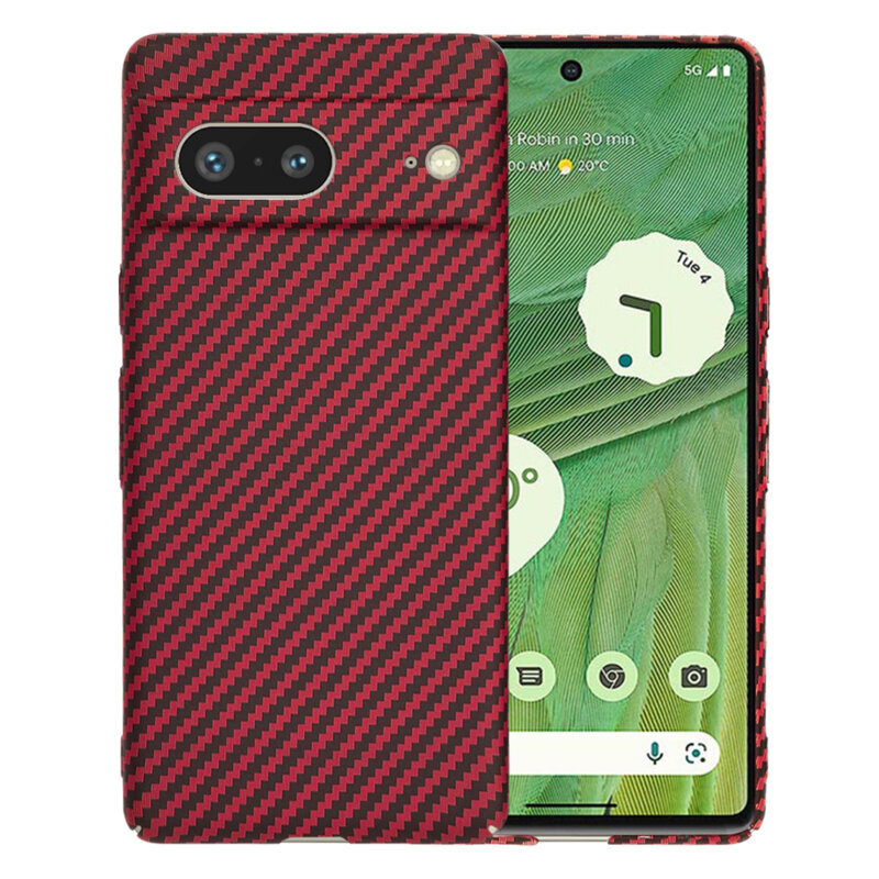 Husa Google Pixel 7 Techsuit Carbonite FiberShell, rosu