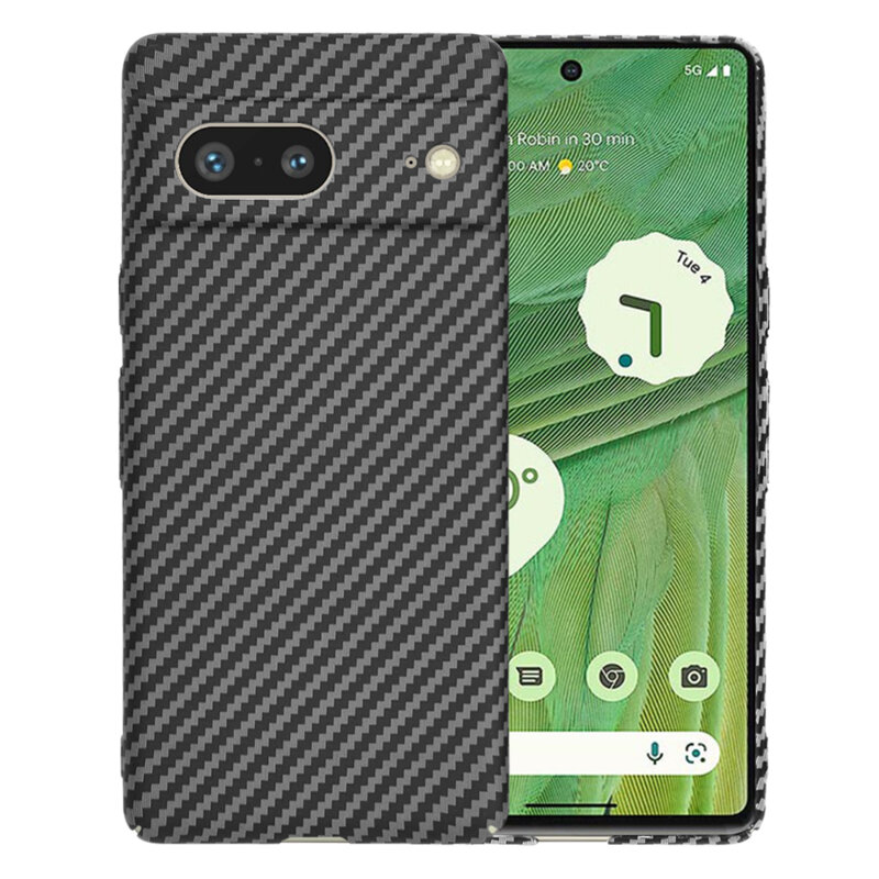 Husa Google Pixel 7 Techsuit Carbonite FiberShell, negru