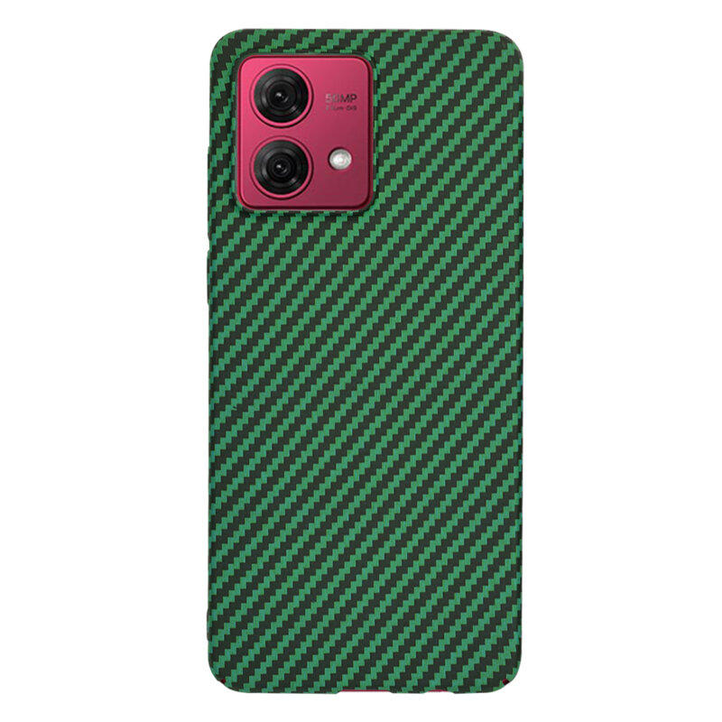 Husa Motorola Moto G84 Techsuit Carbonite FiberShell, verde