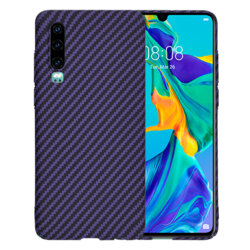 Husa Huawei P30 Techsuit Carbonite FiberShell, mov