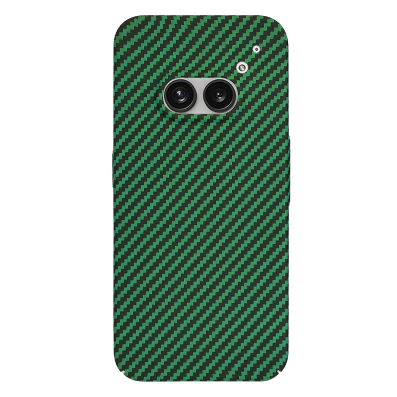 Husa Nothing Phone (2a) Techsuit Carbonite FiberShell, verde