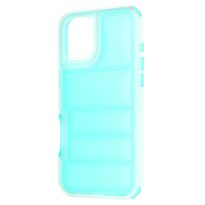 Husa iPhone 16 Plus Techsuit Wave Shield, turcoaz