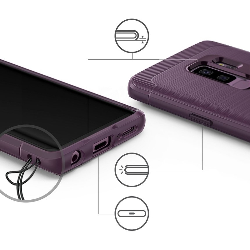 Husa Samsung Galaxy S9 Plus Ringke Onyx - Plum Violet