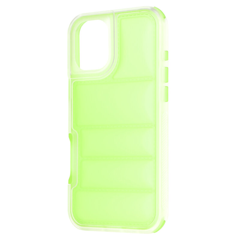 Husa iPhone 16 Plus Techsuit Wave Shield, verde