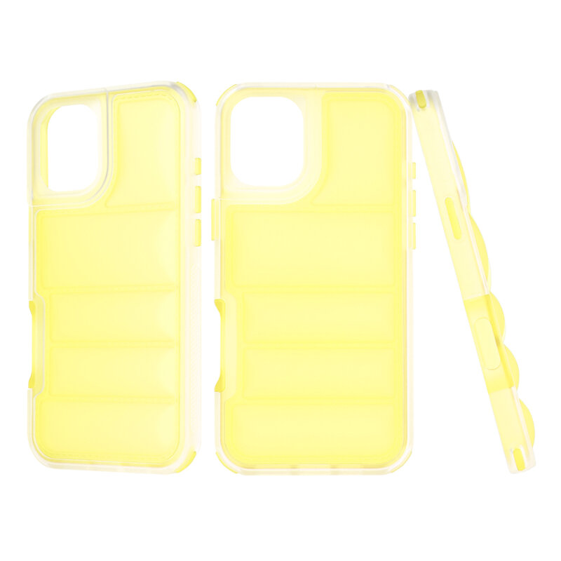 Husa iPhone 16 Techsuit Wave Shield, galben