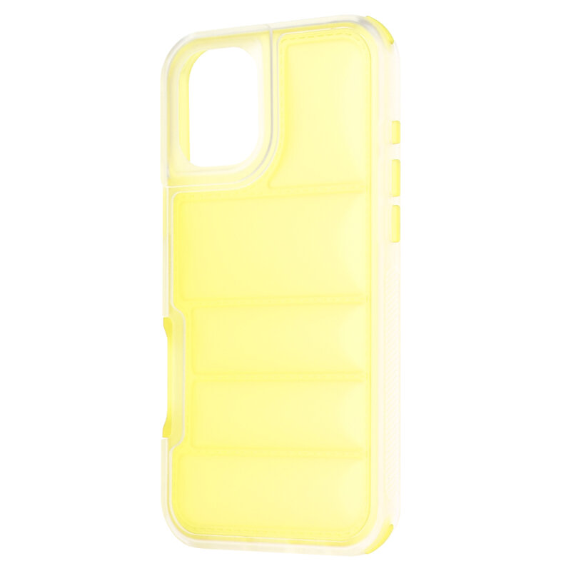 Husa iPhone 16 Techsuit Wave Shield, galben