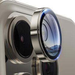 Folie sticla iPhone 16 Pro Camera Protector Lito S+, natural