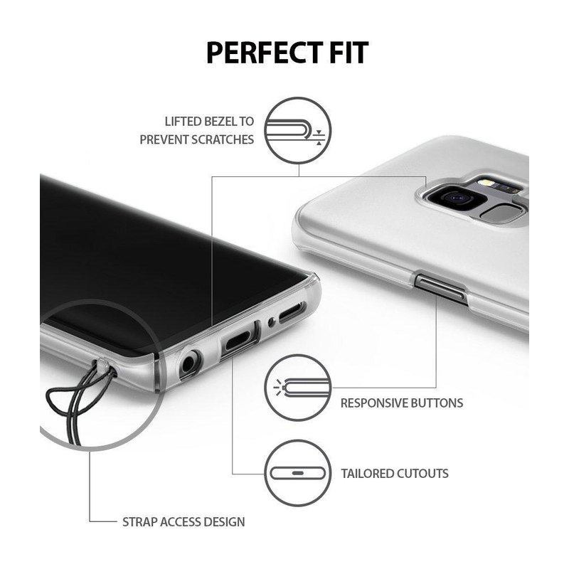 Husa Samsung Galaxy S9 Ringke Slim - Frost White