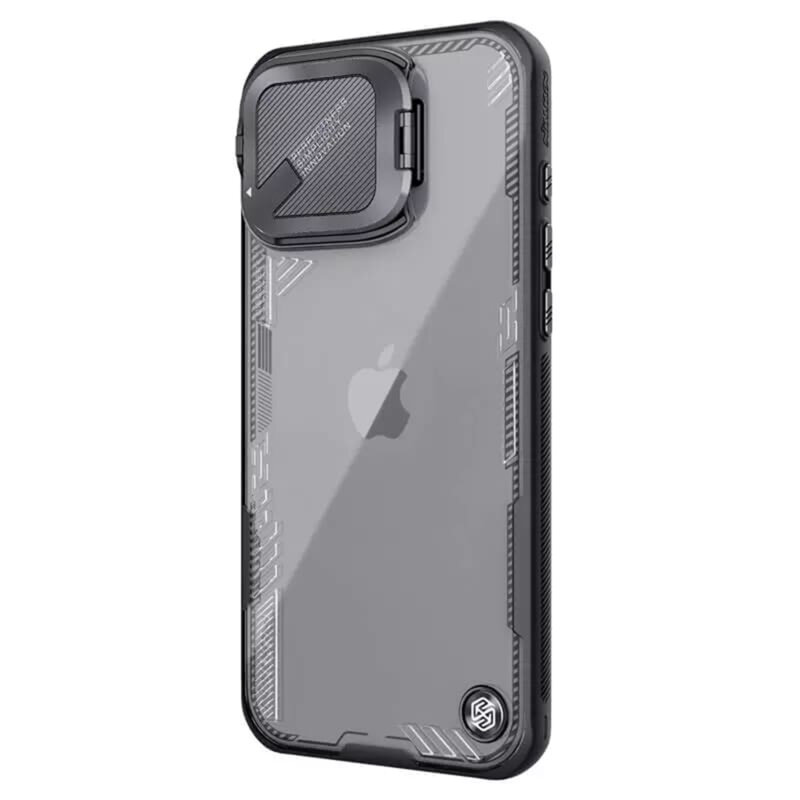 Husa iPhone 16 Pro Max Nillkin Iceblade Prop Magnetic, fara decupaj camera, negru