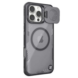 Husa iPhone 16 Pro Max Nillkin Iceblade Prop Magnetic, fara decupaj camera, negru
