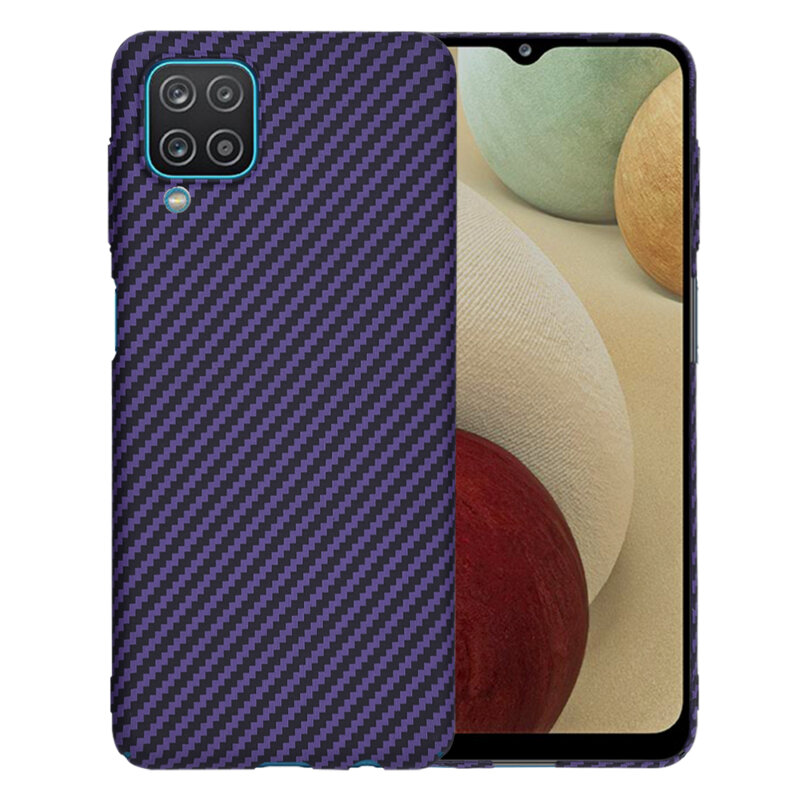 Husa Samsung Galaxy A12 Techsuit Carbonite FiberShell, mov